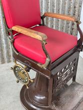 Vintage style Vintage barber chairs in iron