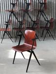Vintage style Chairs in Iron and wood, European 20th century