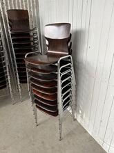 Vintage style Chairs in wood and iron, Europe 20e eeuw