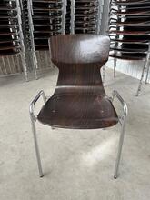 Vintage style Chairs in wood and iron, Europe 20e eeuw
