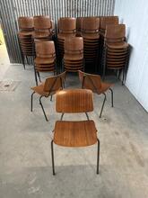 Vintage style Chairs in wood and iron, Europe 20e eeuw