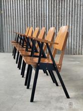 Vintage  style Chairs in wood, Dutch 1950