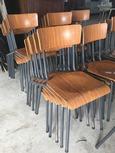 Vintage style Chairs in Wood and iron, European 20th century