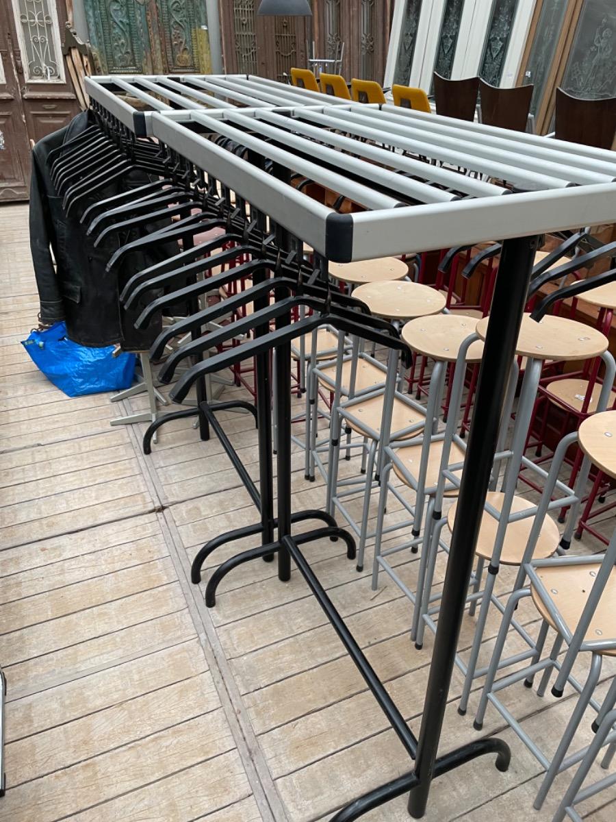 Vintage clothing racks