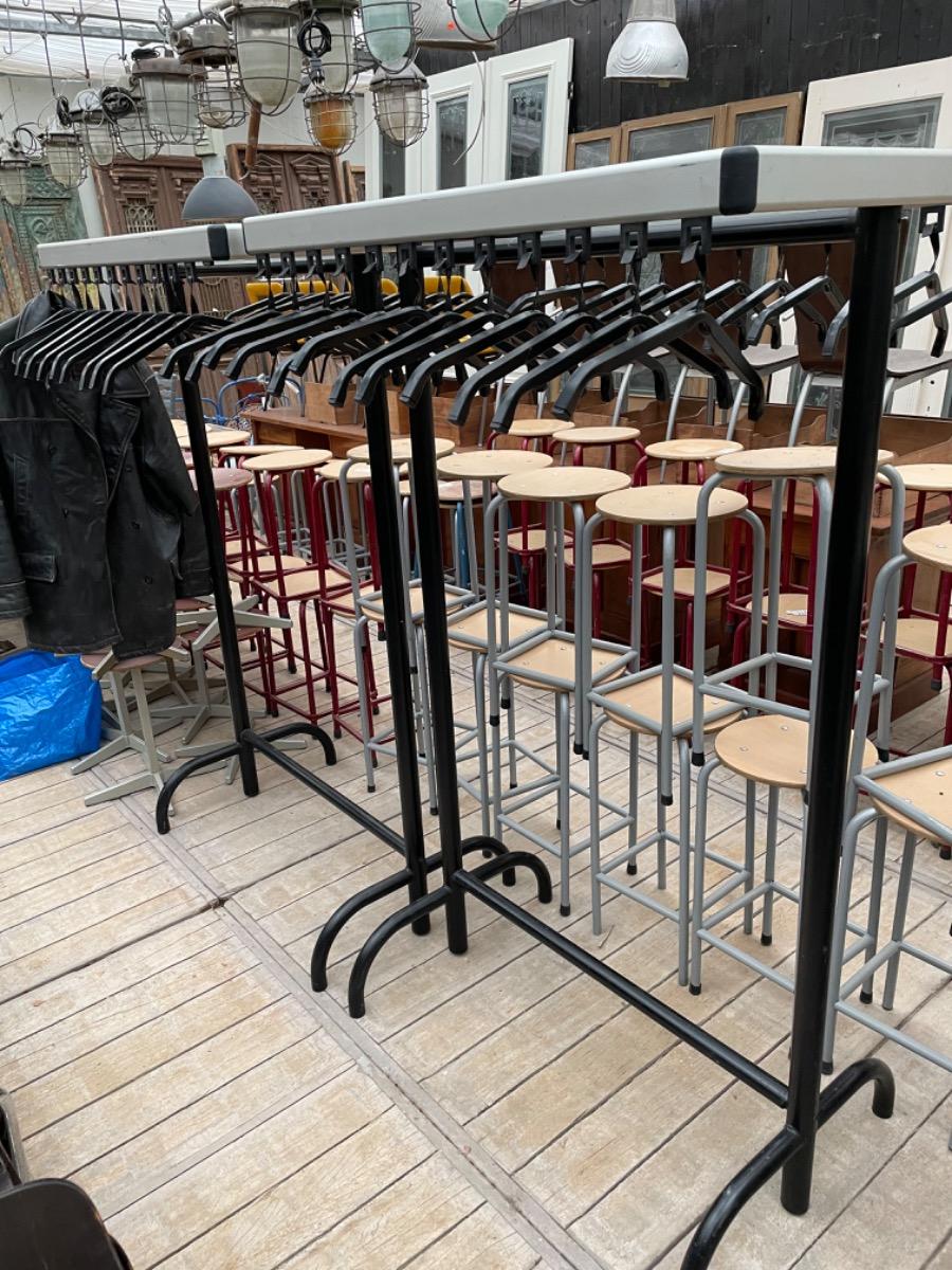 Vintage clothing racks