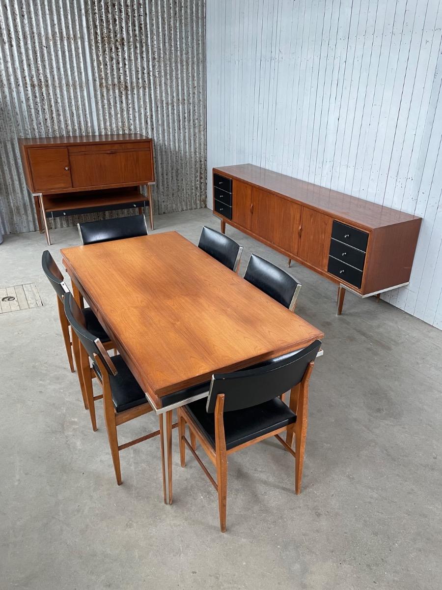 Vintage dining room 1960s design 