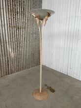 style Vintage floorlamp 1970s  in Iron and glass