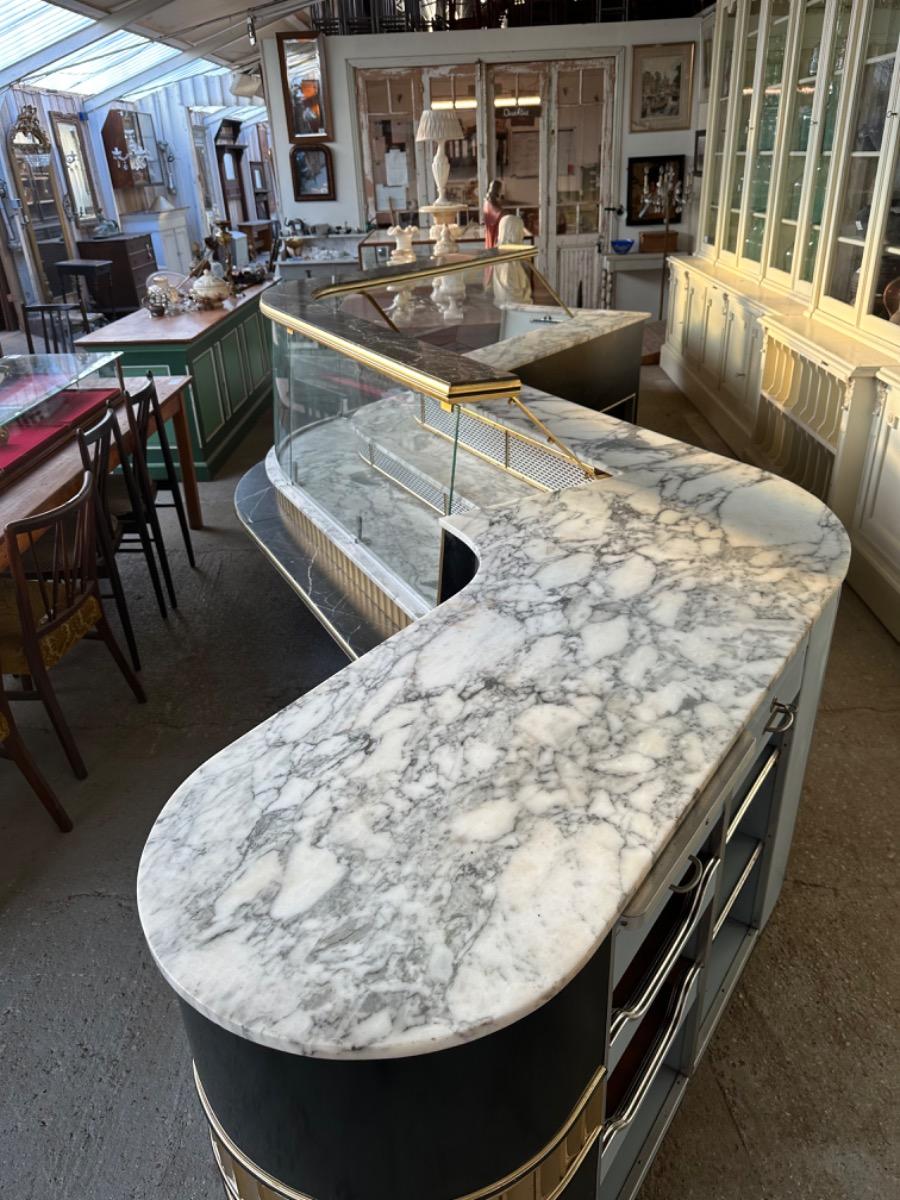 Vintage Glass counter shopfitting