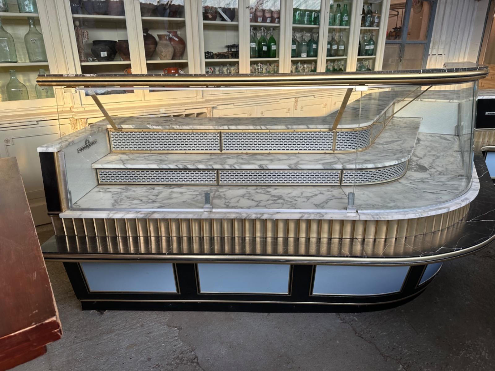Vintage Glass counter shopfitting