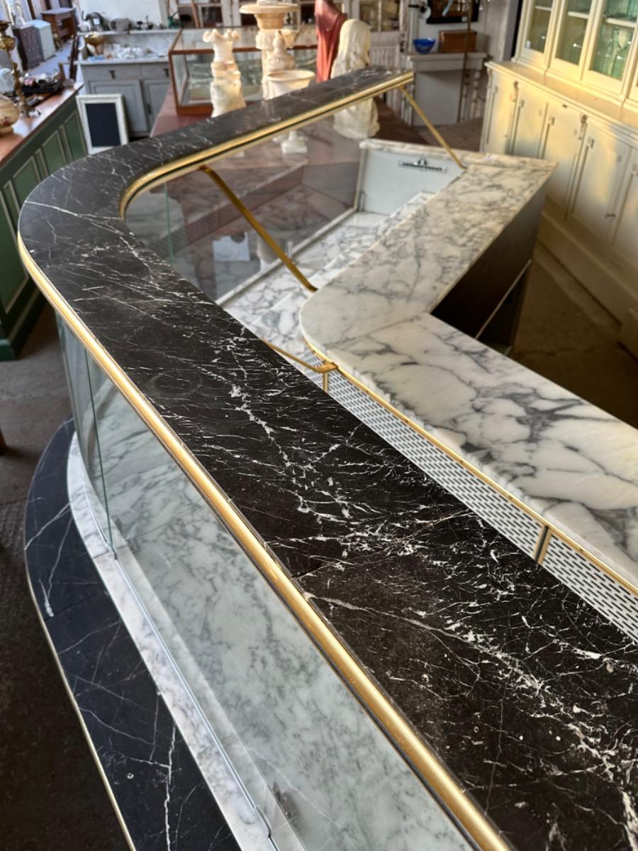 Vintage Glass counter shopfitting