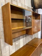 Design barkast Vintage ontwerper A.A.Pepijn stijl in hout en glas, Nederland 1950-1960