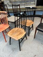 Stoelen Vintage stijl in Hout,