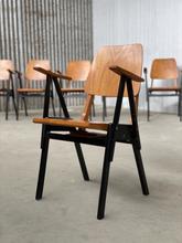 Stoelen Vintage stijl in hout, holland Mid century