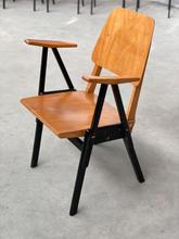 Stoelen Vintage stijl in hout, holland Mid century