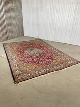 Vintage handgeknoopt tapijt groot Vintage Mid century
