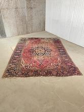 Vintage handgeknoopt tapijt groot  Vintage