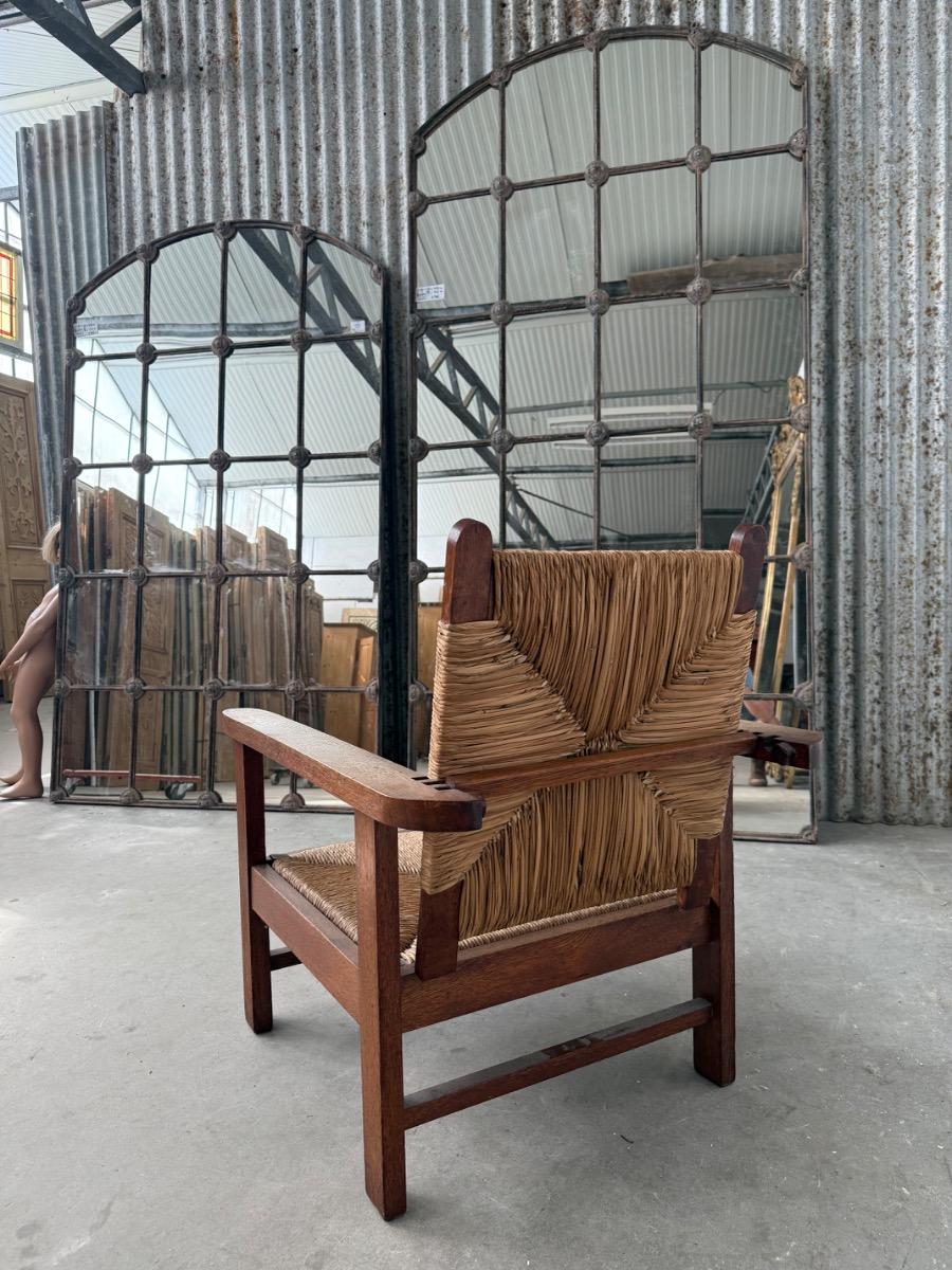 Vintage Vintage Oak and rush chair