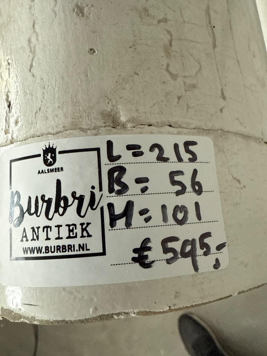 Vintage White Storage Bench With Storage Space