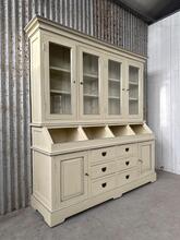 Winkelkast Vintage  stijl in hout en glas, Europa  20e eeuws