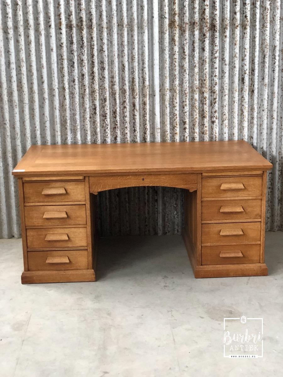 Goede Antique old oak desk - Bureau's & Secretaires - Antieke meubels WZ-21