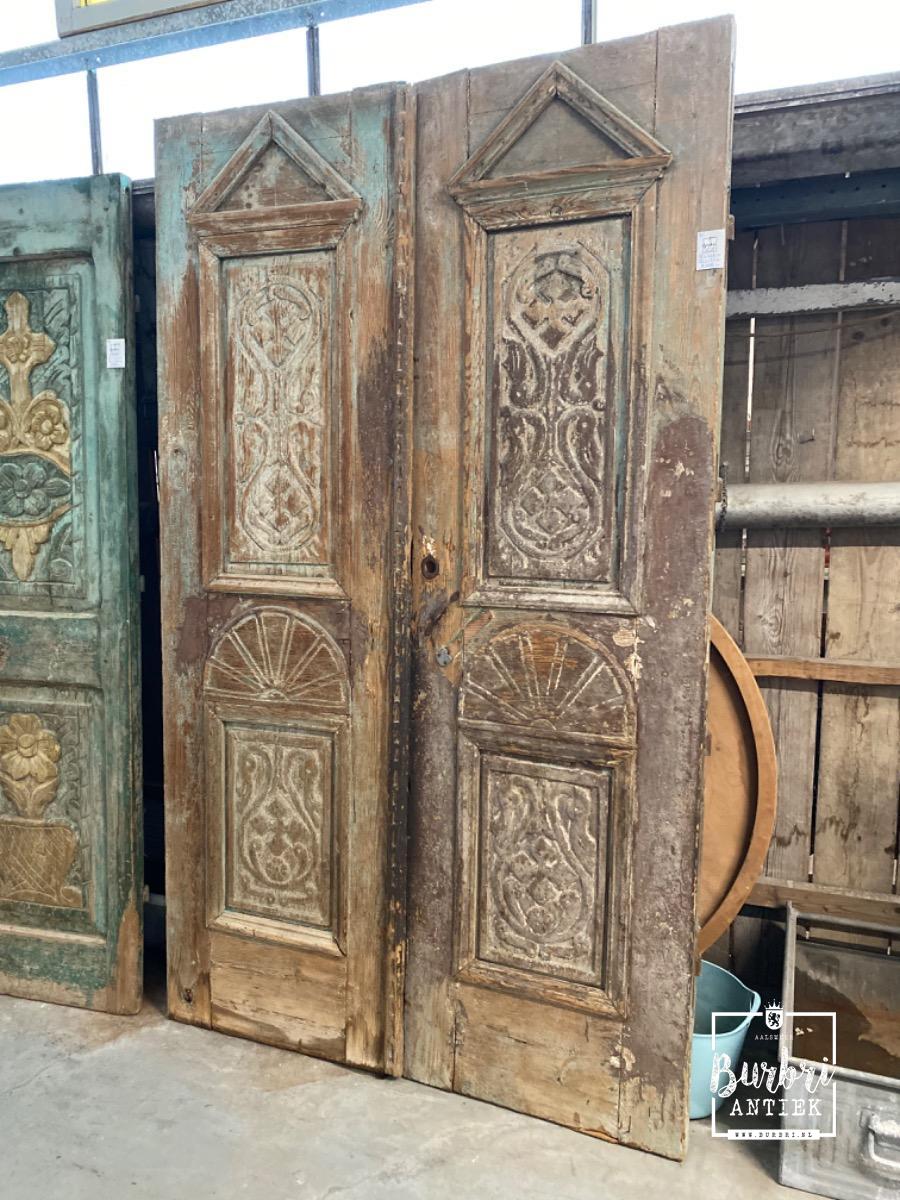 dok Verplicht Stoffig Antique doors - Antieke set deuren - Oude bouwmaterialen - Burbri