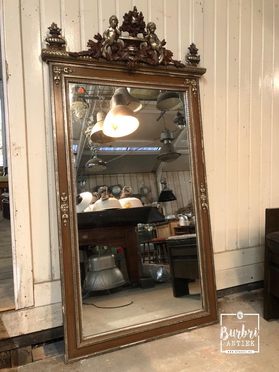 Echt Pessimist bloem Antique big mirror - Antieke spiegels - Winkelinrichtingen - Burbri