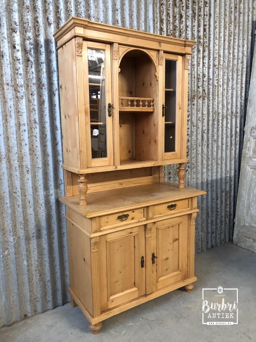 bijgeloof geduldig Bezit Antique glass cabinet - Antieke kasten - Antieke meubels - Burbri
